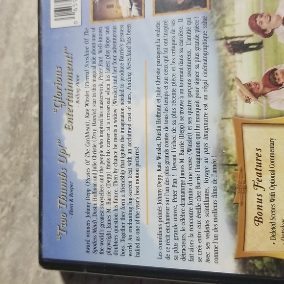 Sealed widescreen  Finding Neverland dvd - Picture 2 of 3